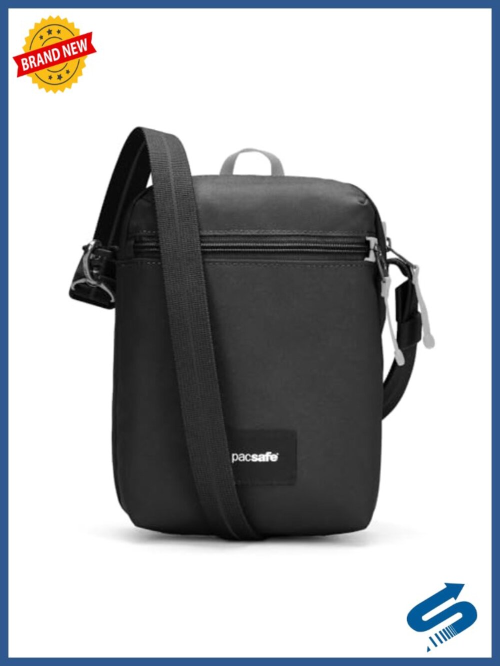Anti-Theft Crossbody Bag with RFID Blocking & Cut-Proof Mesh